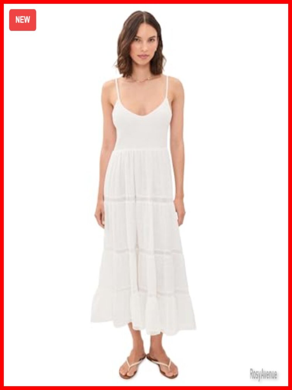 Eyelet Maxi Dress Smocked Bodice Crochet Lace Casual Summer